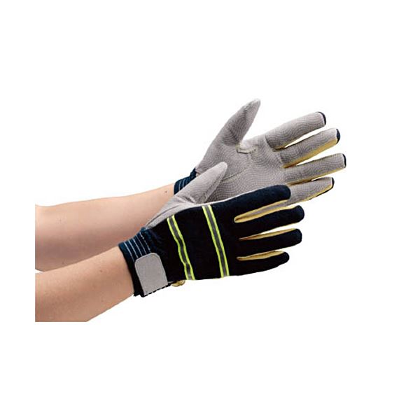 ミドリ安全耐切創性 防火手袋（人工皮革/滑り止めタイプ） L MTK-500-NV-L 1双その他