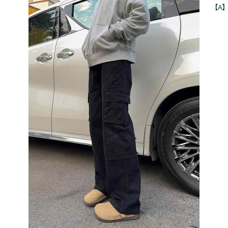 カーゴパンツ　メンズ　レディース トール プラス 丈 パンツ メンズ 190 cm 夏用 大きい ポケット 付き アウトドア オーバー オール スキー 登山用 185