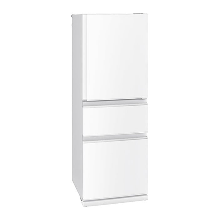 冷蔵庫 330L 右開き 3ドア Cシリーズ MR-C33M-W ホワイト