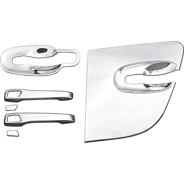 日産 UDパーフェクトクオン 平成29年4月～ メッキ ドアハンドル ガーニッシュ カバー グリップ プロテクター ドアノブ カスタムパーツ 6,943円