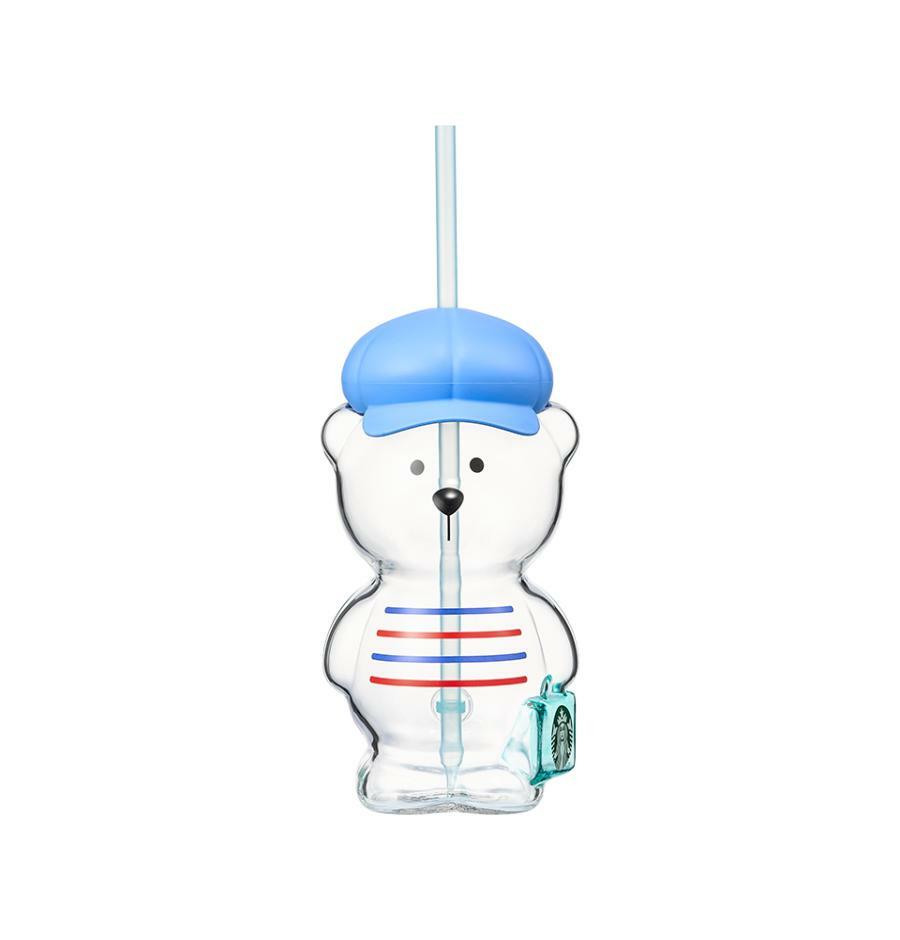 23 サマー ベアリスタ グラス コールドカップ 430ml 韓国スターバ グッズ