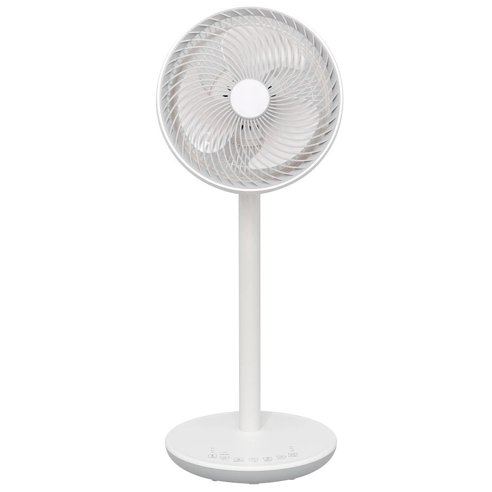 エスケイジャパン リビング扇風機 DCフルリモコン式 羽根径20cm 3枚羽根 SKJ-SY21BDC(W) 扇風機 リビング DC リモコン 静音 省エネ インテリア