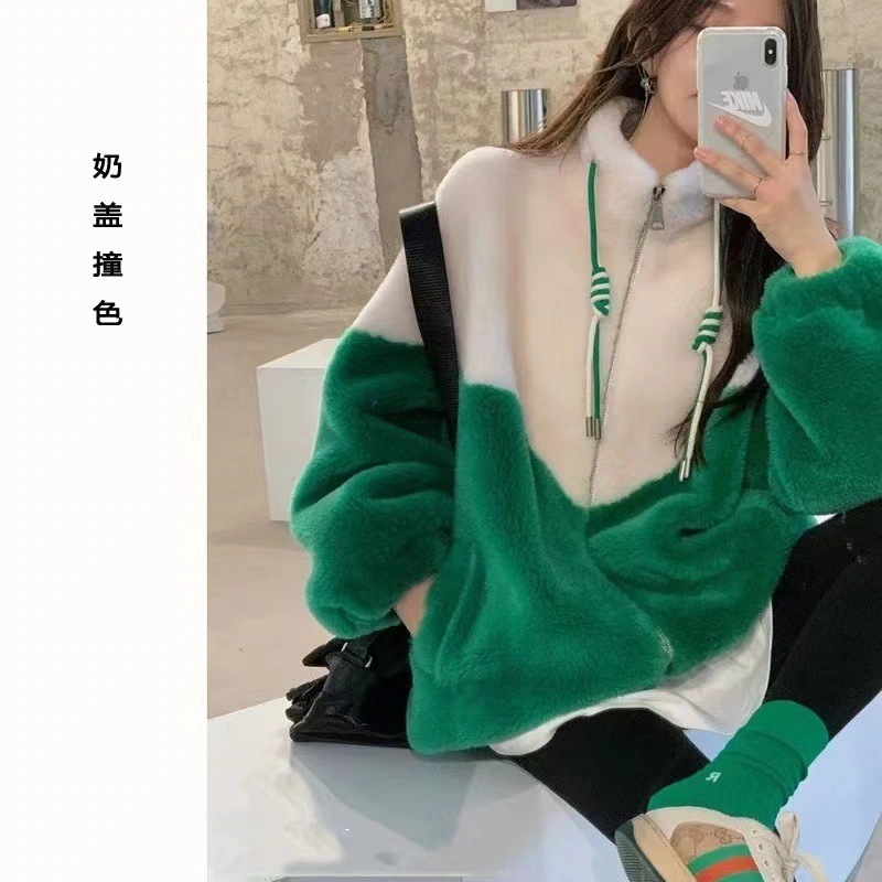 大好評 2025冬新作ヤングラムファーワンピースシープシアコートレディースファーショートジャケットレディース