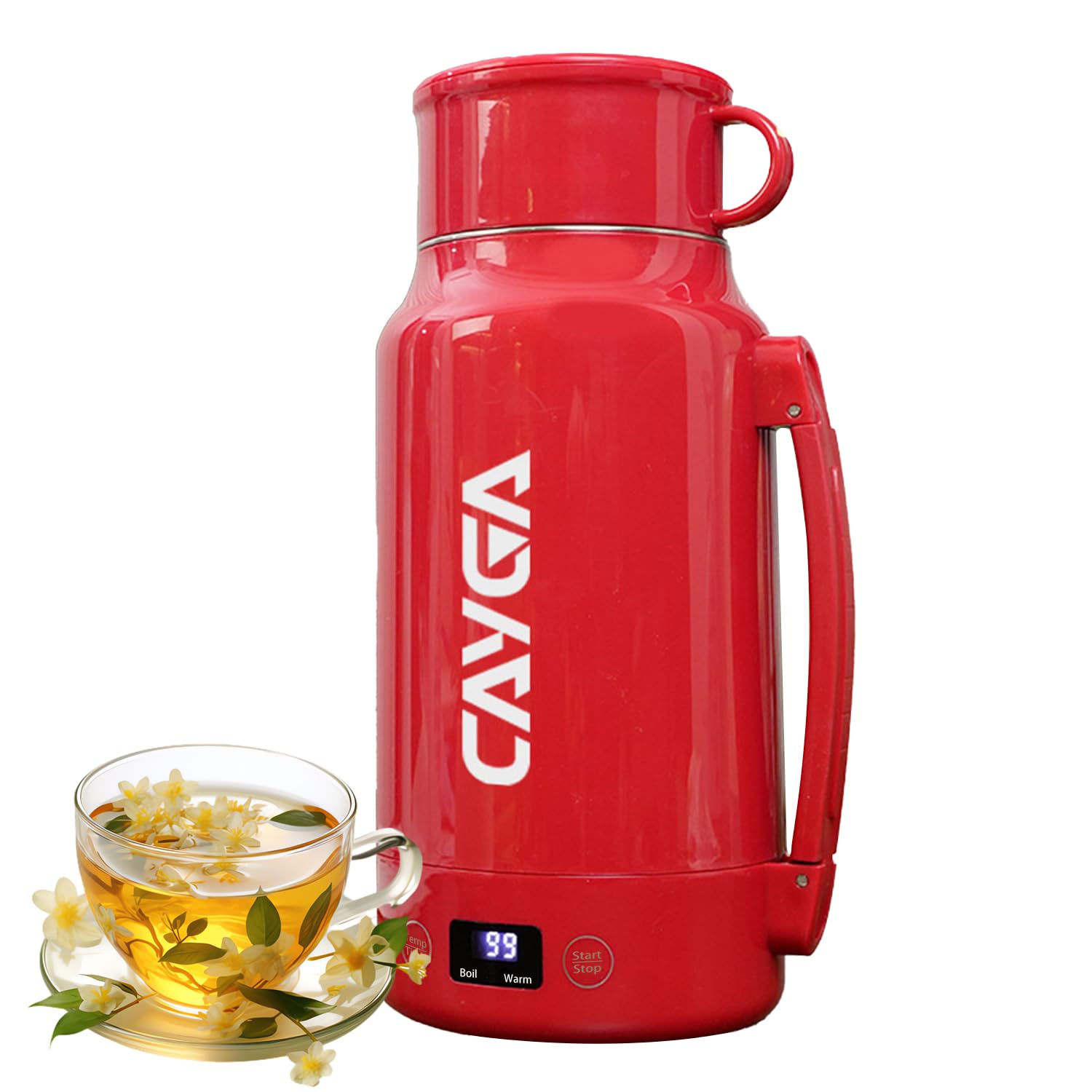 「電気ケトルとしても保温ボトルとしても使える」 MACOLAUDER 1L電気ポット 湯沸かしケトル 家庭用 304ステンレス 40℃～100℃温度調節 急速沸騰 小型 コーヒー お茶 ミルク お手入