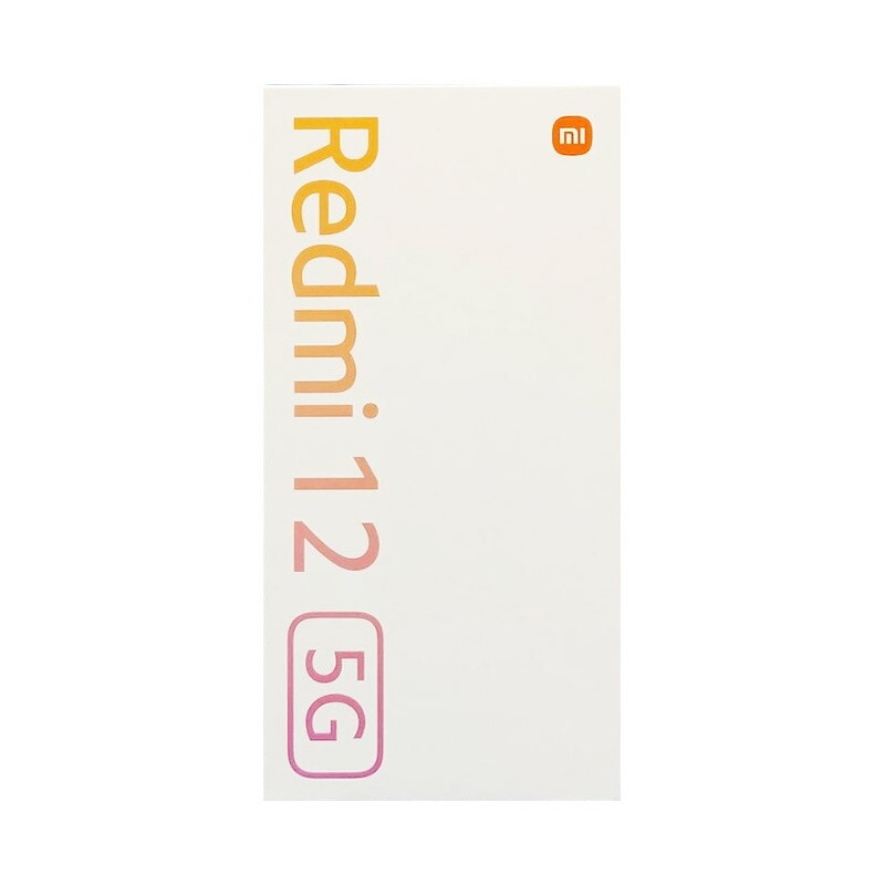 【新品】Xiaomi Redmi12 5G XIG03 128GB ミッドナイトブラック SIMフリー
