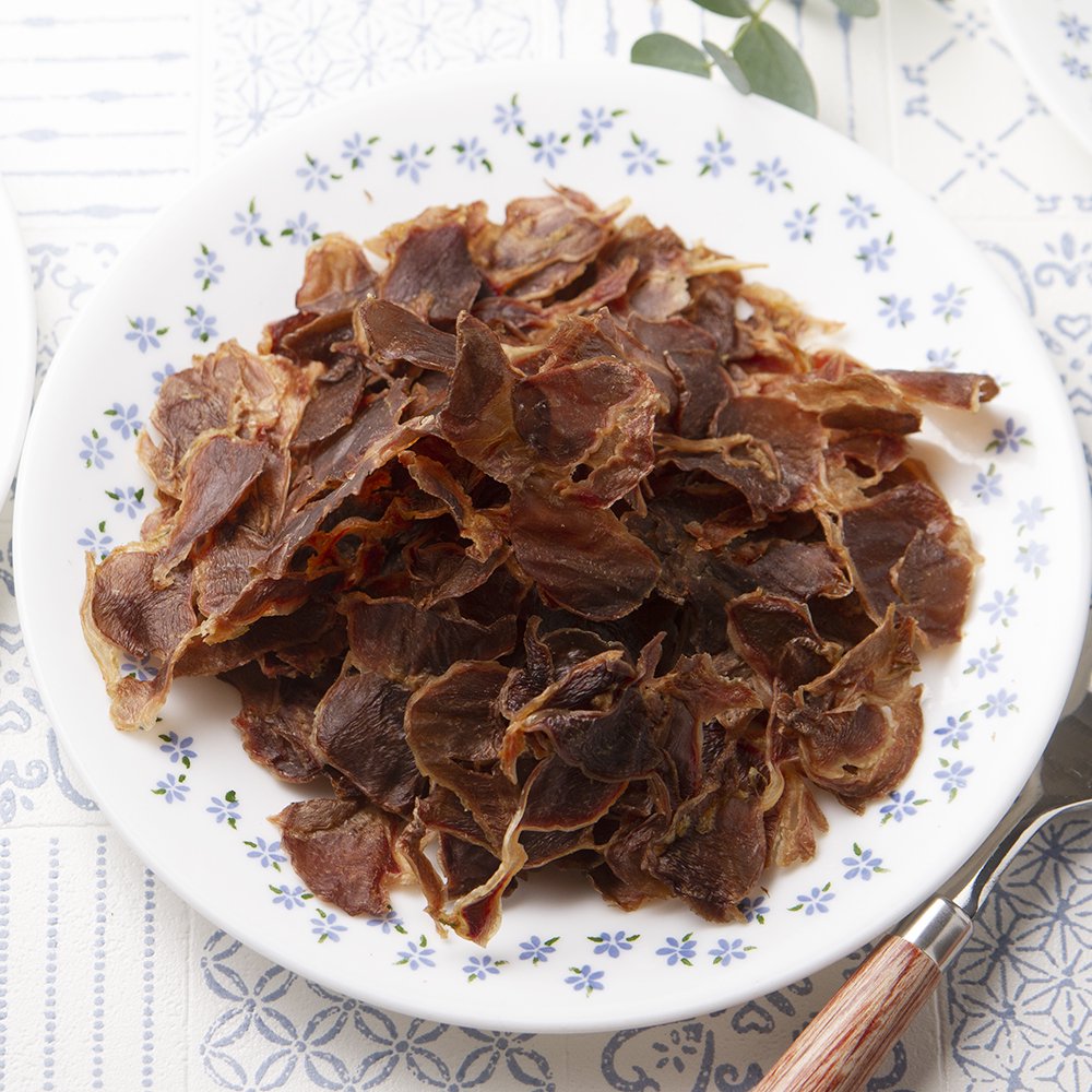 ５袋セット　国産　うすーくスライスして焼いた　ハーブで育った鶏砂肝のジャーキー　５００ｇ（１００ｇX５袋）　ＣＲＣ35―25―10―50―00