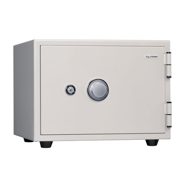 日本アイエスケイ(旧キング工業)HOME SAFE家庭用耐火金庫 キングスーパーダイヤル耐火金庫 KS-20SD W ホワイト 1時間耐火性能試験合格 地震 災害 防災