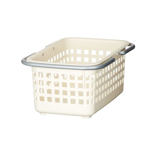 (まとめ) ミニバスケット/小物収納 (ホワイト) ミニサイズ 『スカンジナビアスタイル』 (30個セット)