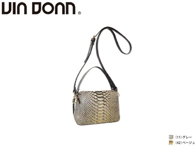 Viadoan ヴィアドアン ヘビ革 牛革 ショルダーバッグ 4745 via45