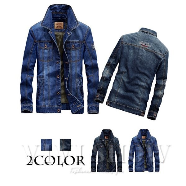 デニムジャケット メンズ Gジャン パーカー デニム 長袖 ジージャン コート ショート丈 6,800円