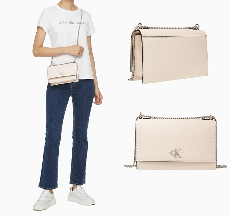 CKJ Minimal Flap Chain Shoulder Bag (DH2806)
