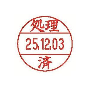 （まとめ）シヤチハタ データーネームEX15号 XGL-15M-J26 処理済(×10セット)
