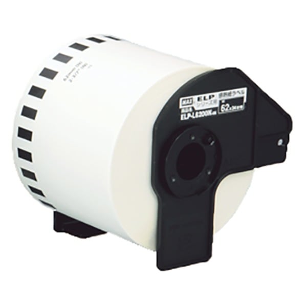 （まとめ）マックス 感熱ラベルプリンタ用ラベル ELP-L6200N05 1巻 (×6セット)