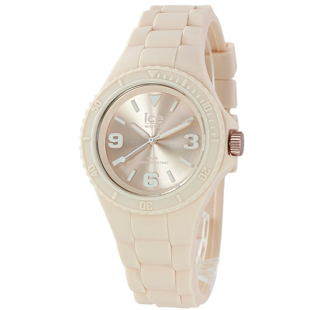 アイスウォッチ レディース 腕時計 手表 防水 海 プール 海外 旅行 時計 ベージュ ラバー おしゃれ 女性 プレゼント 誕生日プレゼント 彼女 母 妻 記念日 贈り物 ポイント消化