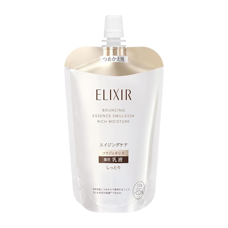 ELIXIR エリクシール リフトモイスト エマルジョン しっとりタイプ ba 110mL つめかえ用 医薬部外品 乳液 エイジングケア 保湿 毛穴 トラネキサム酸 ハリ うるおい 【2025年モデル