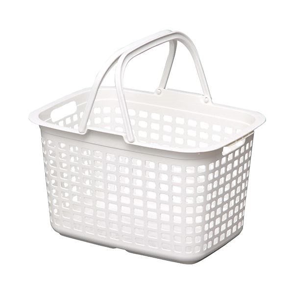 （まとめ） アイリスオーヤマ ランドリーバスケット LB-M ピュアホワイト[x10セット] 9,706円