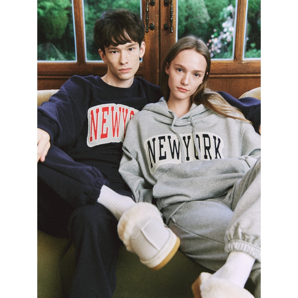 PAPERBOYチェーンニューヨークスウェットセットアップ3color