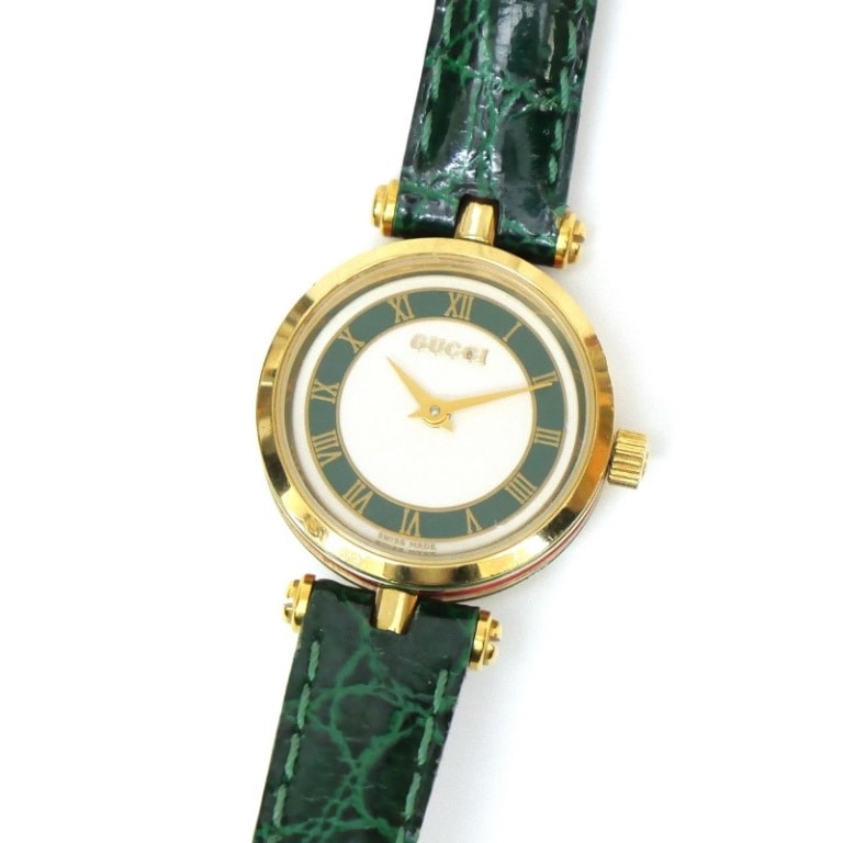 GUCCI グッチ 腕時計 シェリー レディース～ユニセックス まずまず美品 完動品 ヴィンテージ 美しいデザイン おしゃれ