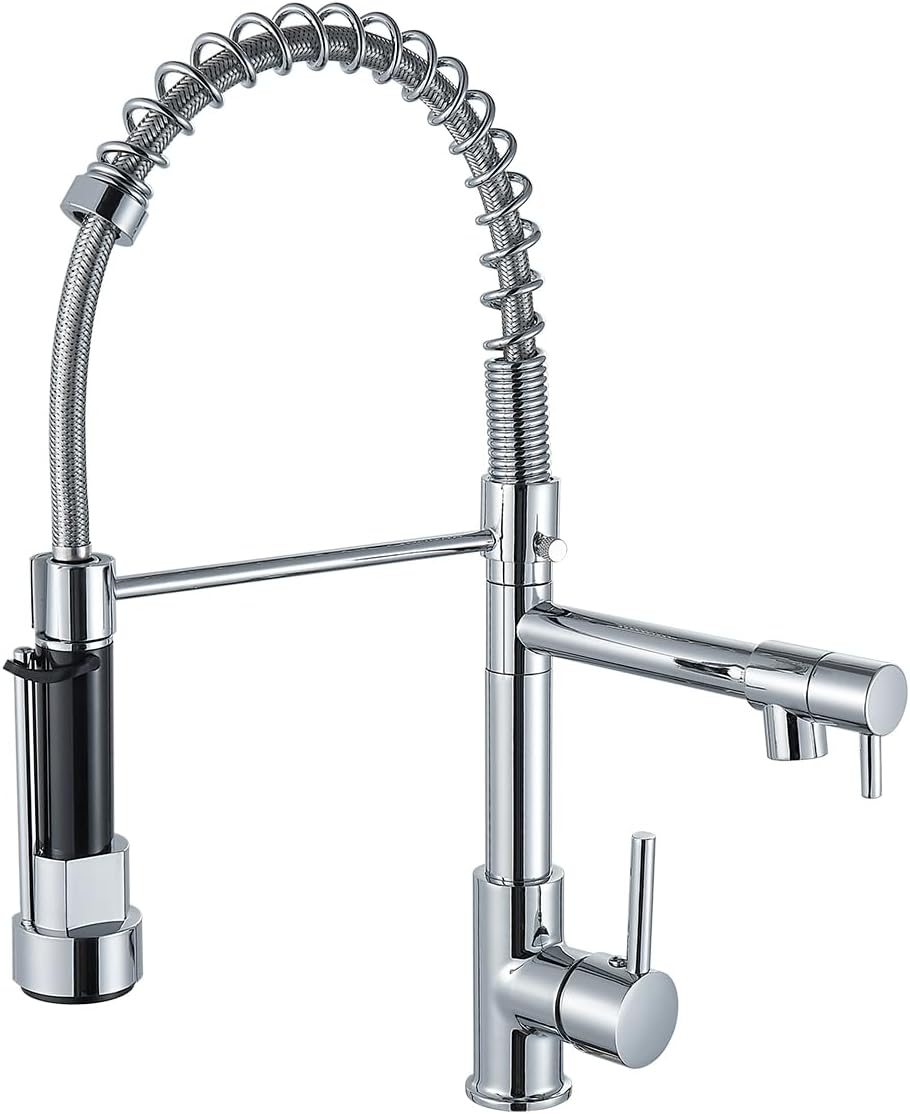 Cooltensキッチン 蛇口 キッチン 水栓 シングルレバー シャワー 混合水栓 台所用 伸縮 ホース引出し 360回転式プルダウンスプレー付き 泡沫整流 キッチン用 蛇口冷温水対応2モード噴 6,051円