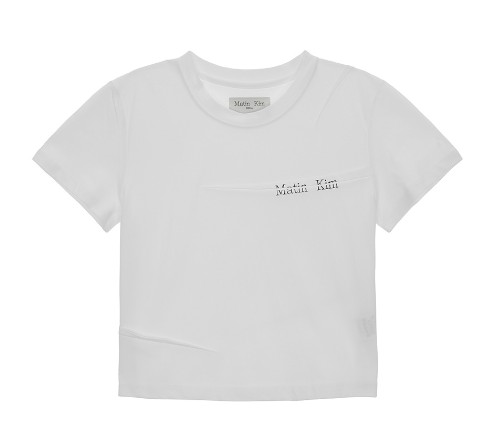 SLIT PINTUCK POINT CROP TOP 8,700円