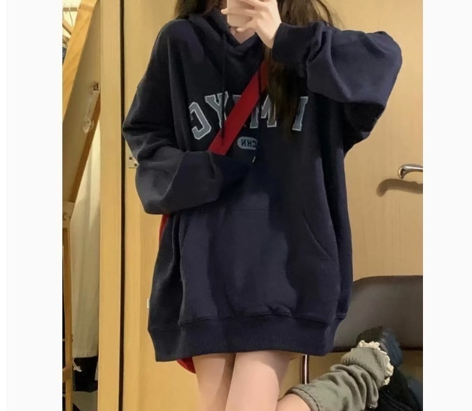 プラスサイズ 大きめサイズあり ゆったり プルオーバー パーカー トレーナー フード 袖あり 長袖 ワイド ポケット かわいい 大人可愛い シンプル カジュアル レトロ こなれ感 ラフ メンズライク