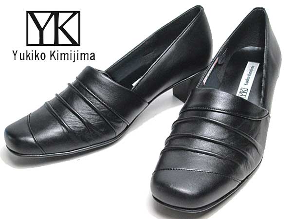 ユキコ キミジマ Yukiko Kimijima 664 デザインパンプス ブラック レディース