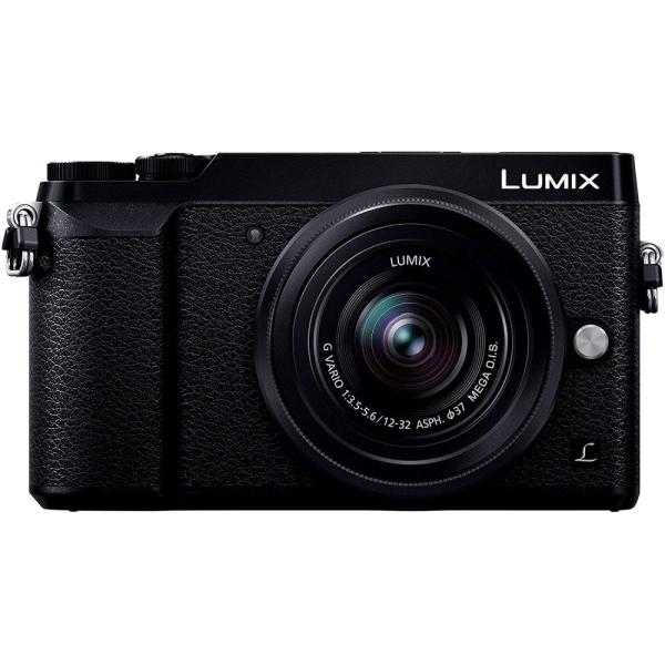 【中古】パナソニック Panasonic GX7MK2 標準ズームレンズキット ブラック DMC-GX7MK2KK SDカード付き