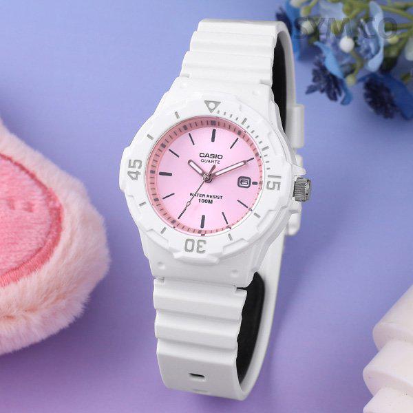 LRW-200H-4E3 回転ベゼル 子供 子供 学生 カジュアル ガールズ ウレタン時計 d