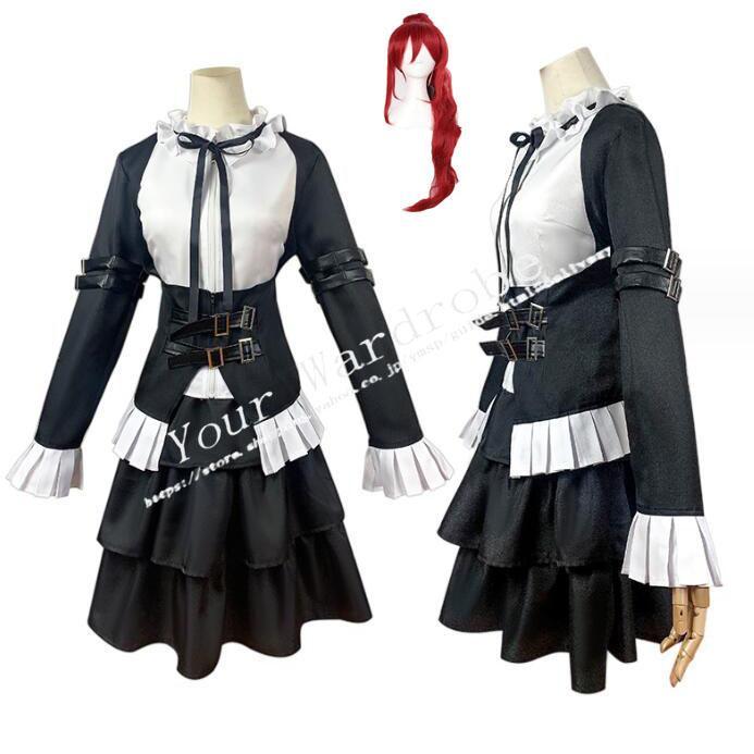 フェアリーテイル FAIRY TAIL エルザ スカーレット コスプレ衣装 メイド服 イベント パーティー コスチューム 変装 仮装