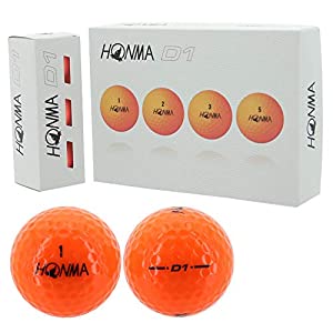 大注目 本間ゴルフ ゴルフボール NEW D1 12個 1ダース いつでも送料無料 BT-1801 オレンジ