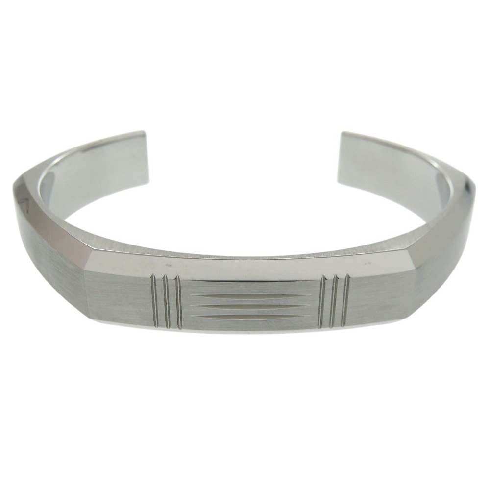 美品 Hモチーフ　カフ　ブレスレット ツールボックス　TOUL BOX バングル ステンレススチール/ステンレススチール シルバー 1314【中古】 レディース