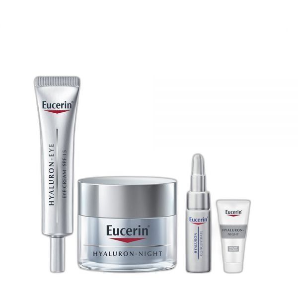 ユーセリン ハイアルロン アイクリーム 15ml+ナイトクリーム 50ml 増ハイアルロンナイト7ml+コンセントレット 1入
