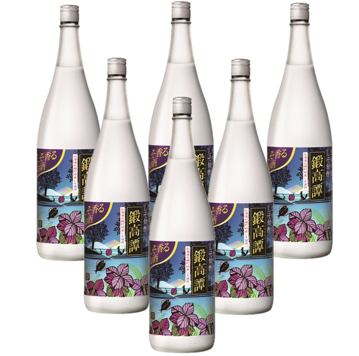 【送料無料】しそ焼酎 鍛高譚 20度 1800ml 1.8L6本/1ケース【北海道沖縄県東北四国九州地方は必ず送料が掛かります】