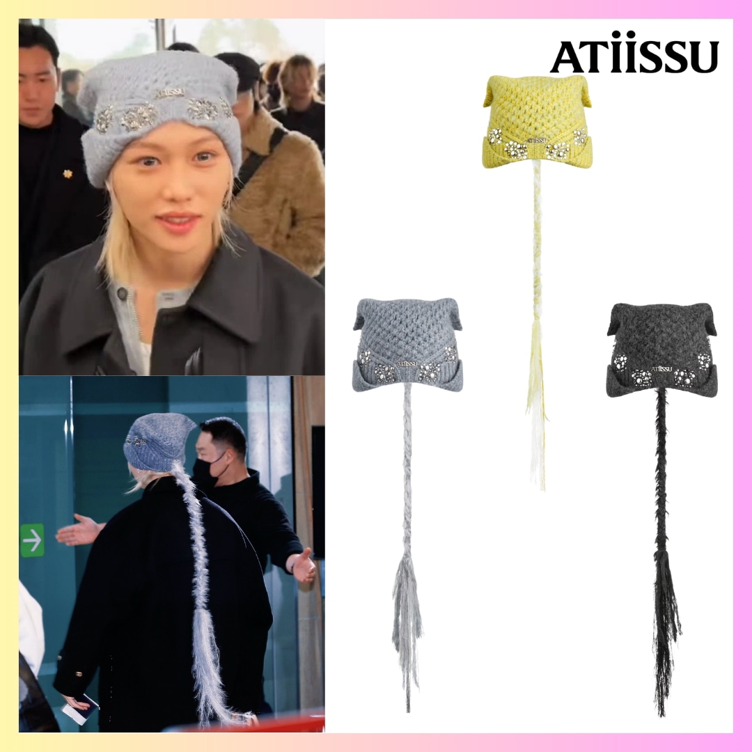 [STRAYKIDS フィリックス着用] YODA BEANIE - 3 Colors + FREE OMAKE ニット帽 ビーニーユニセックスレディースメンズ秋冬防寒柔らかい厚手