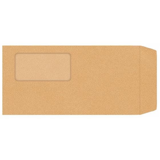 A4ぴったりマドアキ封筒 長6クラフト事務用1000枚 オキナ WA30KE