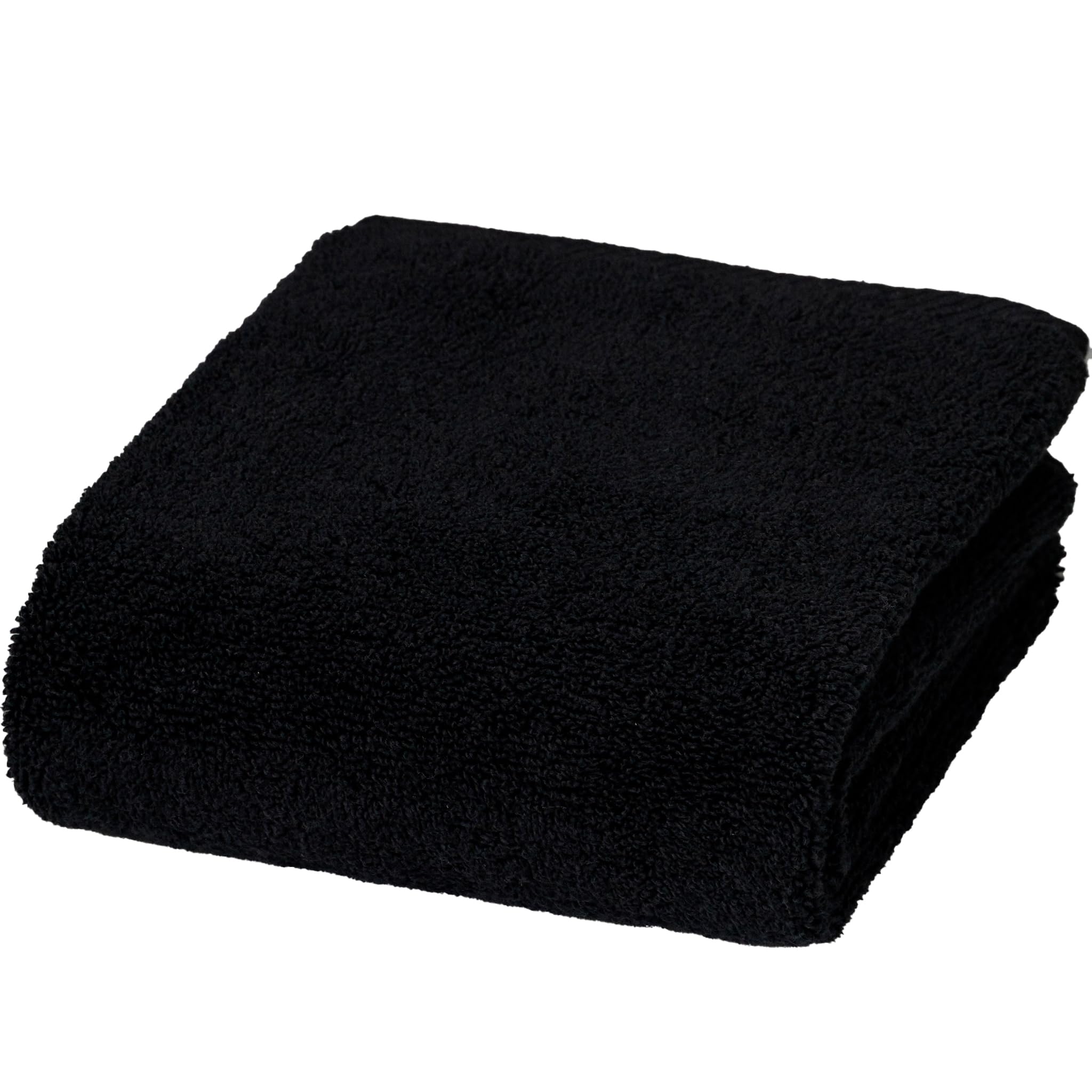 【最高級タオル】Micro Cotton ラグジュアリー ミニバスタオル 100×50cm / ブラック