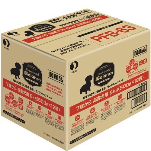 ペットラインプロバラ プロフェッショナルバランス 高齢犬用 6kg