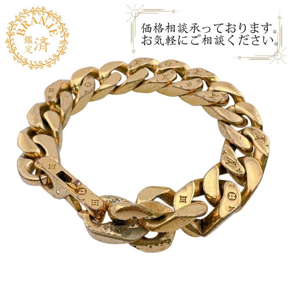 M00306 ブレスレット チェーンリンクス モノグラム GP バングル ゴールド
