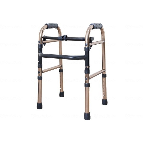アクションジャパン 折りたたみ式歩行器 ミニタイプ ブロンズ C2021SS 非課税 メーカー直送