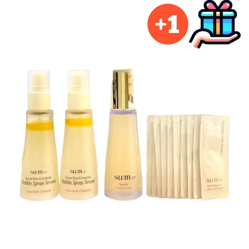 [新品発売1+1] NEW シークレット 毛穴 セラミド バブル オイル エッセンス ミスト 60ML+60ML 百貨店商品 毛穴ケア スプレー 弾力 しっとり 栄養 スキンケア デイリー 韓国コスメ