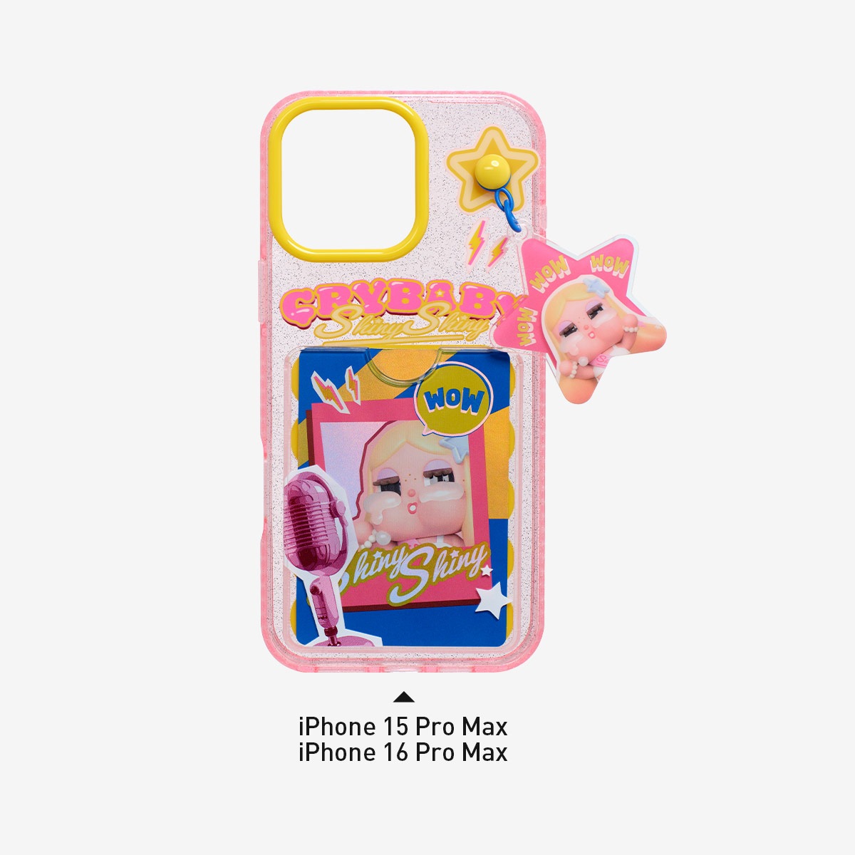 公式正規品POP MART CRYBABY SHINY SHINY シリーズ iPhoneケース iphone15 Pro Maxケース iphone16 Pro Maxケース