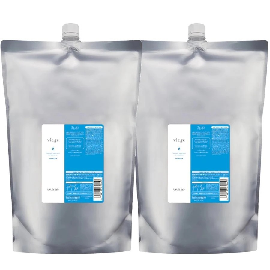 ヴィージェ viege シャンプー リフィル 2500ml ヘアシャンプー 詰め替え リフィル 2個セット 余分な皮脂や気になるニオイに