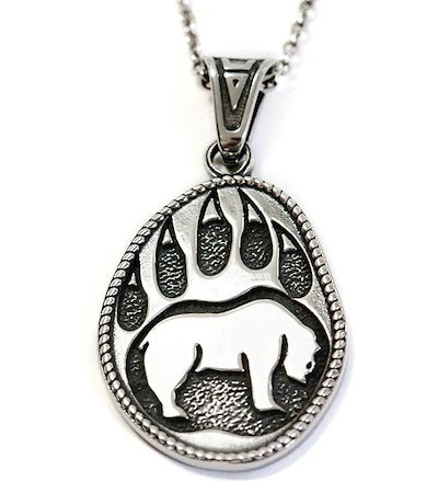 インディアンジュエリー　熊爪　ベアクロー　925 ネックレス Qoo10] 熊 爪 ベア クロー インディアンジュエ