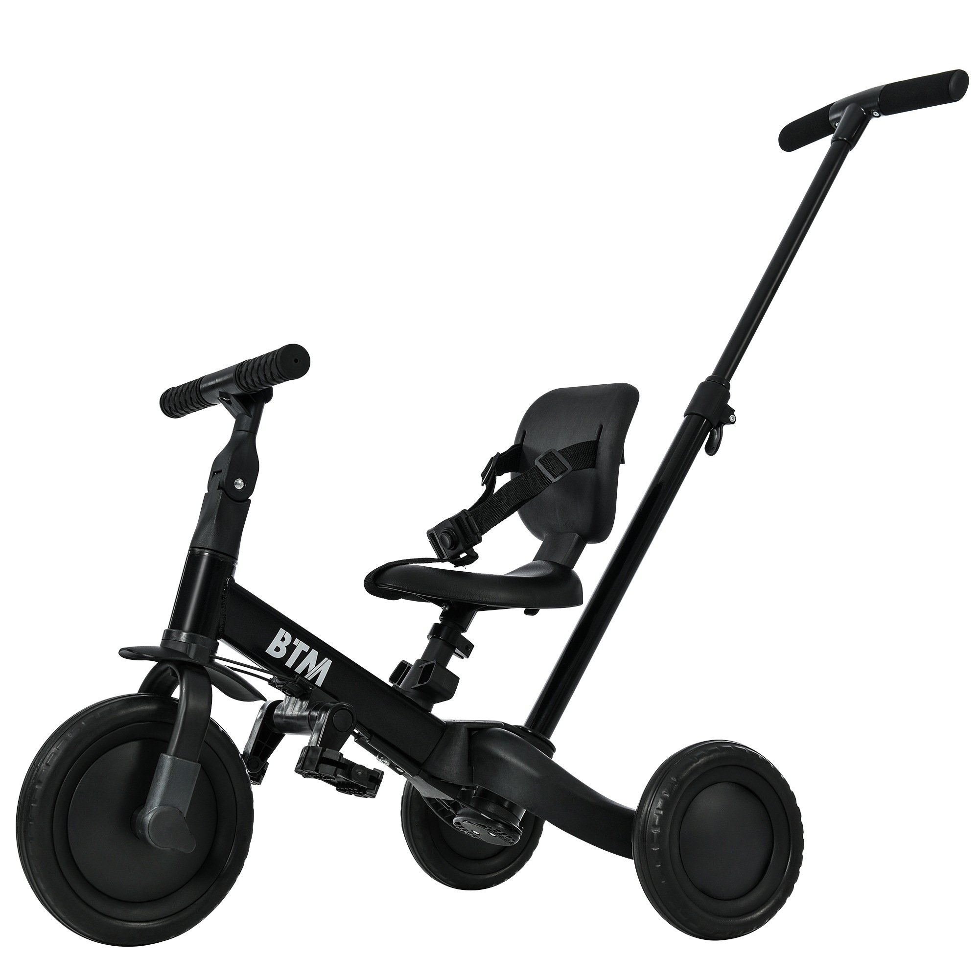 子供用三輪車 7in1 舵取り 多機能 手押し棒 カバー おしゃれ座面回転 自転車 キックバイク おもちゃ 誕生日 プレゼント こどもの日 お祝い クリスマス ギフト 1歳 2歳 3歳 幼児用
