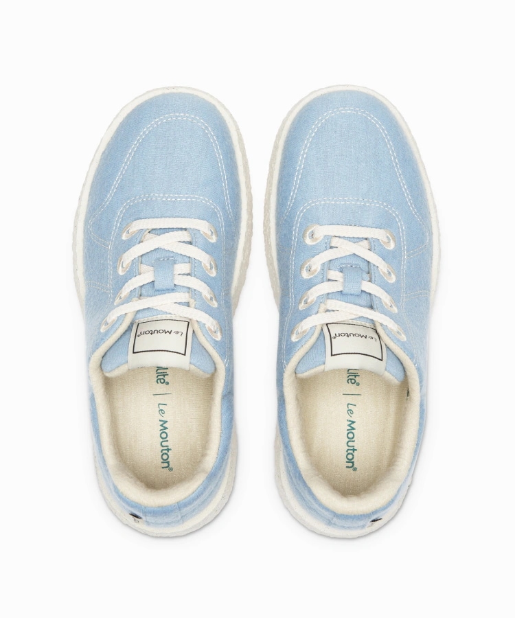 Qoo10 le mouton メイト 軽い メリノ ウール ストライプ