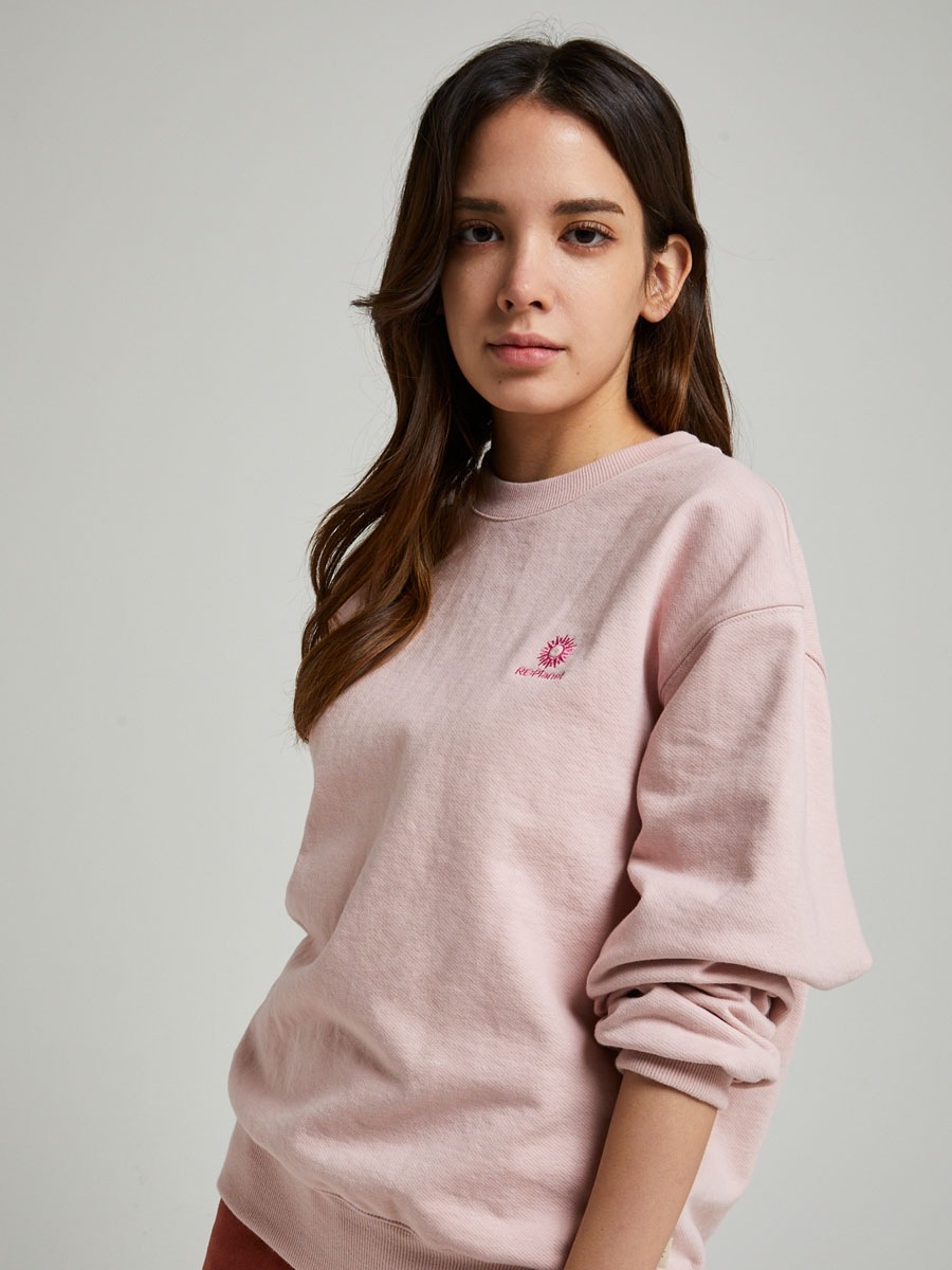 Unisex / Organic Sweatshirt Semi-over / Pink