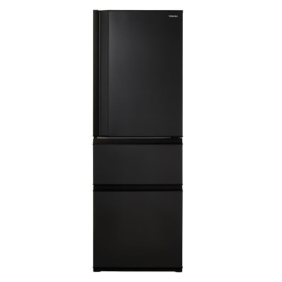 TOSHIBA(東芝) 冷蔵庫 幅60.0 356L GR-W36SC(KZ) 3ドア 右開きタイプ 野菜室がまんなか Ag+低温触媒 除菌 脱臭 3段冷凍室 2024年モデル マットチャコール