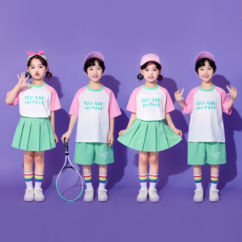 2026年 子供用 パフォーマンスコスチューム（男女兼用）幼稚園合唱団ダンスクラス ユニフォーム小学校チアリーディング パフォーマンスコスチューム 4,124円