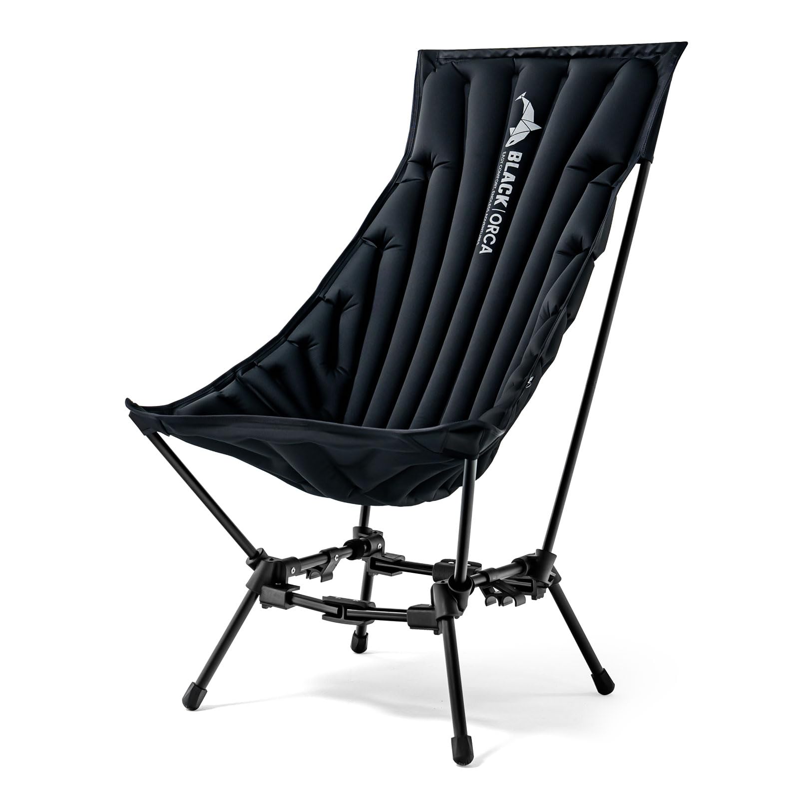 インフレータブルチェア エアーソファ キャンプチェア 軽量 折り畳み 手提げ収納付き ハイバックキャンプチェア 高バックデザインで背中から頭までサポート 空気層で断熱保温 最大125kg対応 アウトド