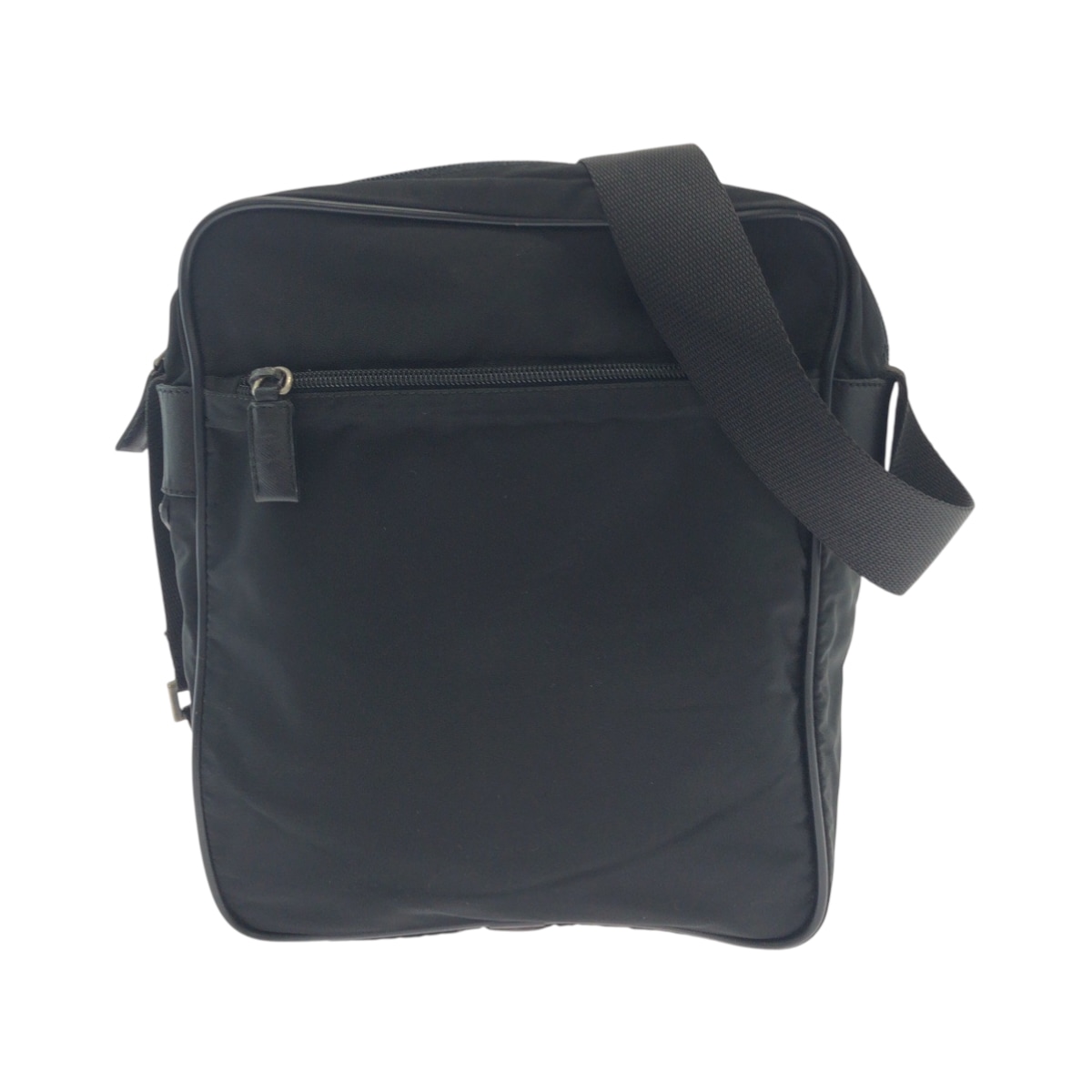 テスート 三角ロゴプレート ブラック 黒 シルバー金具 ナイロン V160 ショルダーバッグ ポシェット メンズ 502395